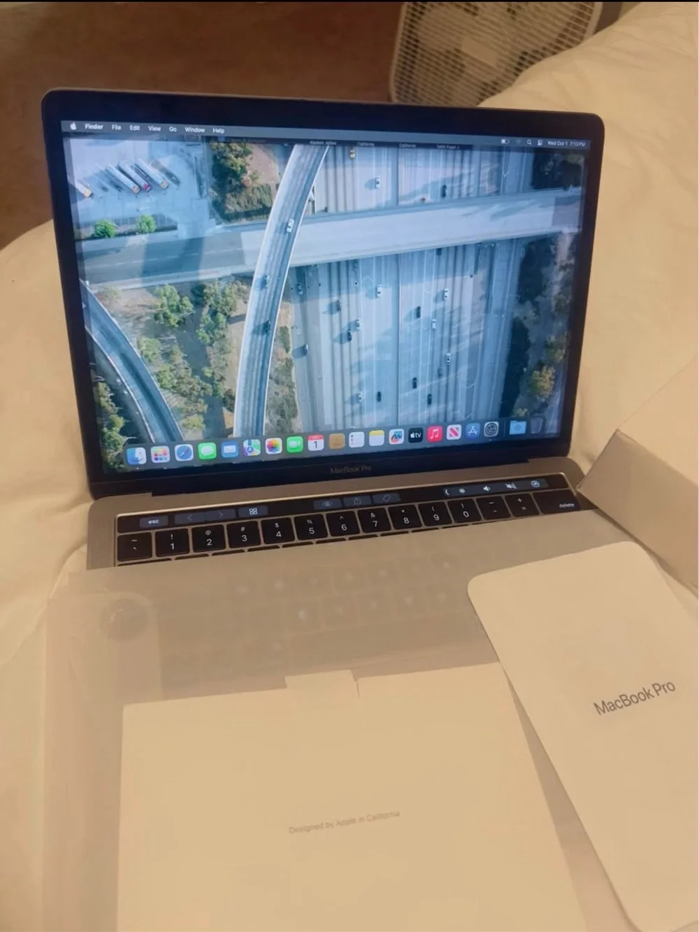 Apple MacBook Pro in Space Gray with Black Keyboard
